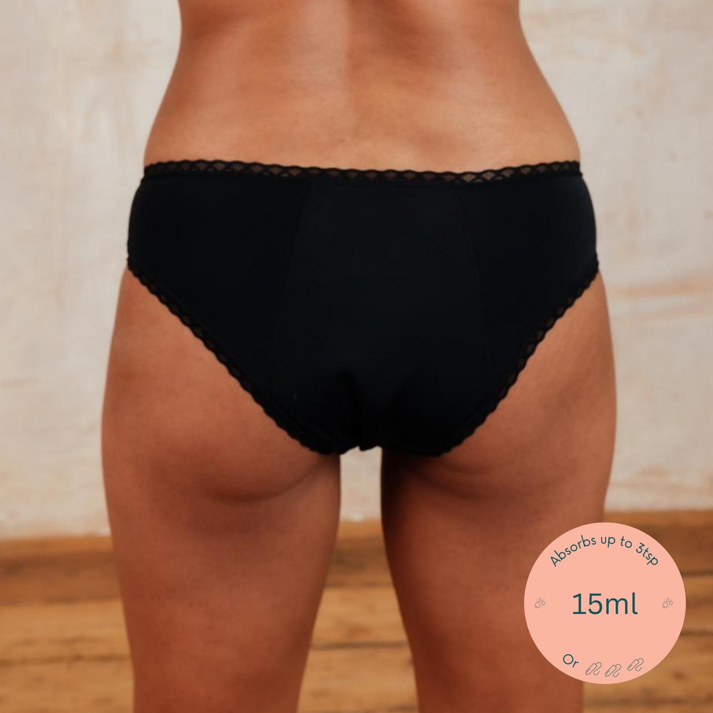4in1 Panty Fresh No Show Black Thong Underwear – Nicoletaylorboutique